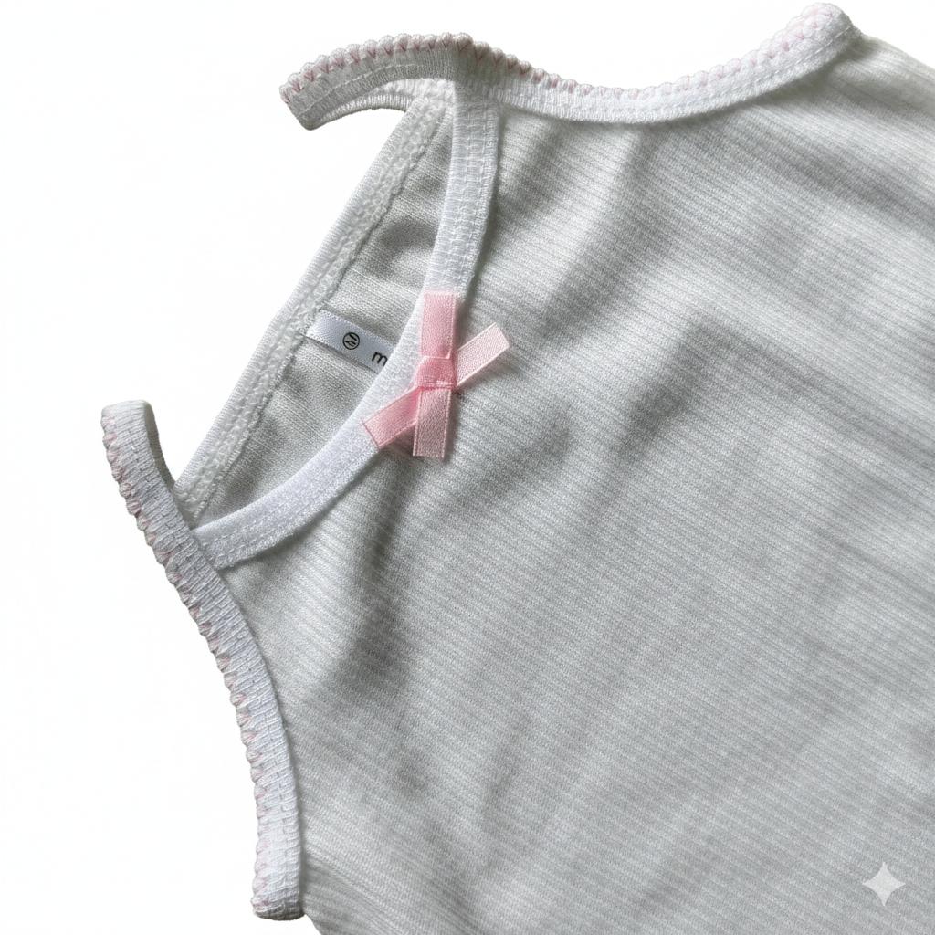Minnies' & Mimi Stretchable Spaghetti Pink Zigzag 0-24 Months by 1pcs Available Size Small Medium Large