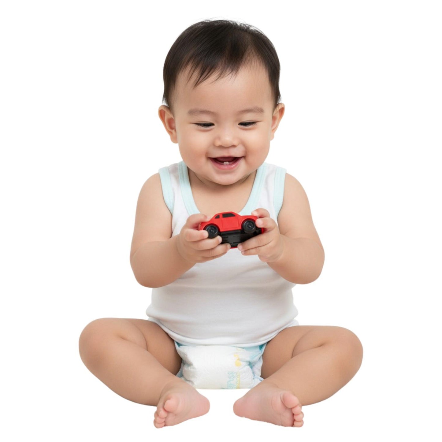 Minnies' & Mimi Cotton Sando for Toddler by 3pcs Available in White, Mint Green and Blue Sizes Small Medium Large