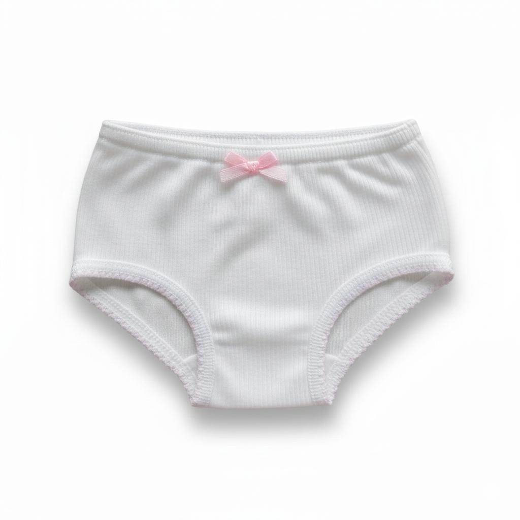 Minnies' & Mimi Stretchable Panty for 0-24 Months Zigzag with Pink Ribbon by 3pcs Available S M L