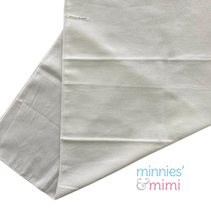 Minnies' & Mimi Cotton Birds Eye 70cm x 70cm Lampin Packaged by 1pc 6pcs or 12pcs White