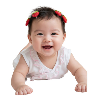 Minnies' & Mimi Tie Side Sleeveless with Pink Ruffles for New Born Infant 0-3 Months 3Pcs Available Sizes Small Medium Large