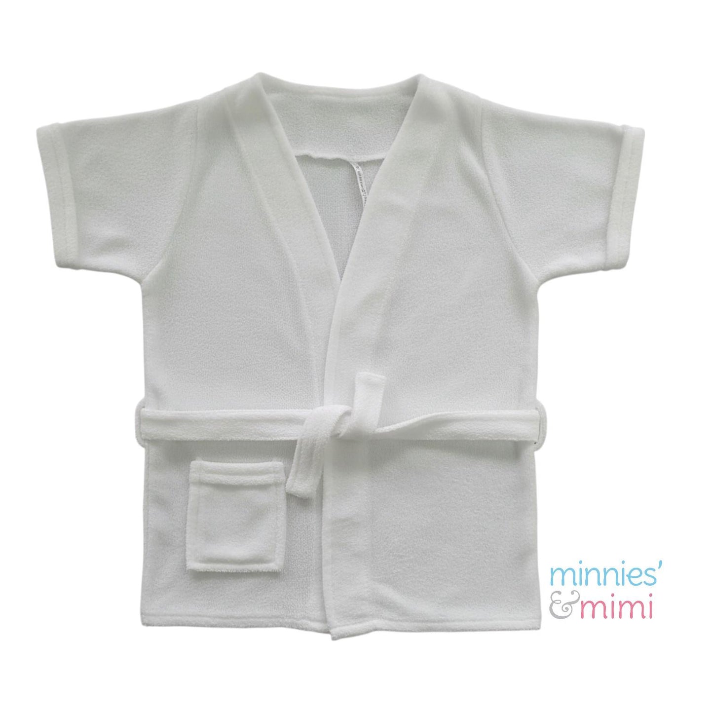 Minnies' & Mimi Cotton Bathrobe for Toddlers for 6 Months to 2 Years Available in Medium and Large Super Absorbent Warm