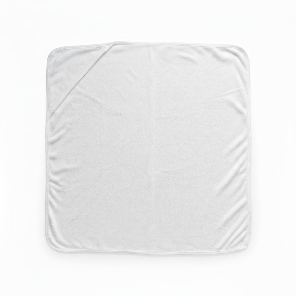 Minnies' & Mimi Cotton Bath Towel 27 Inches x 27 Inches White