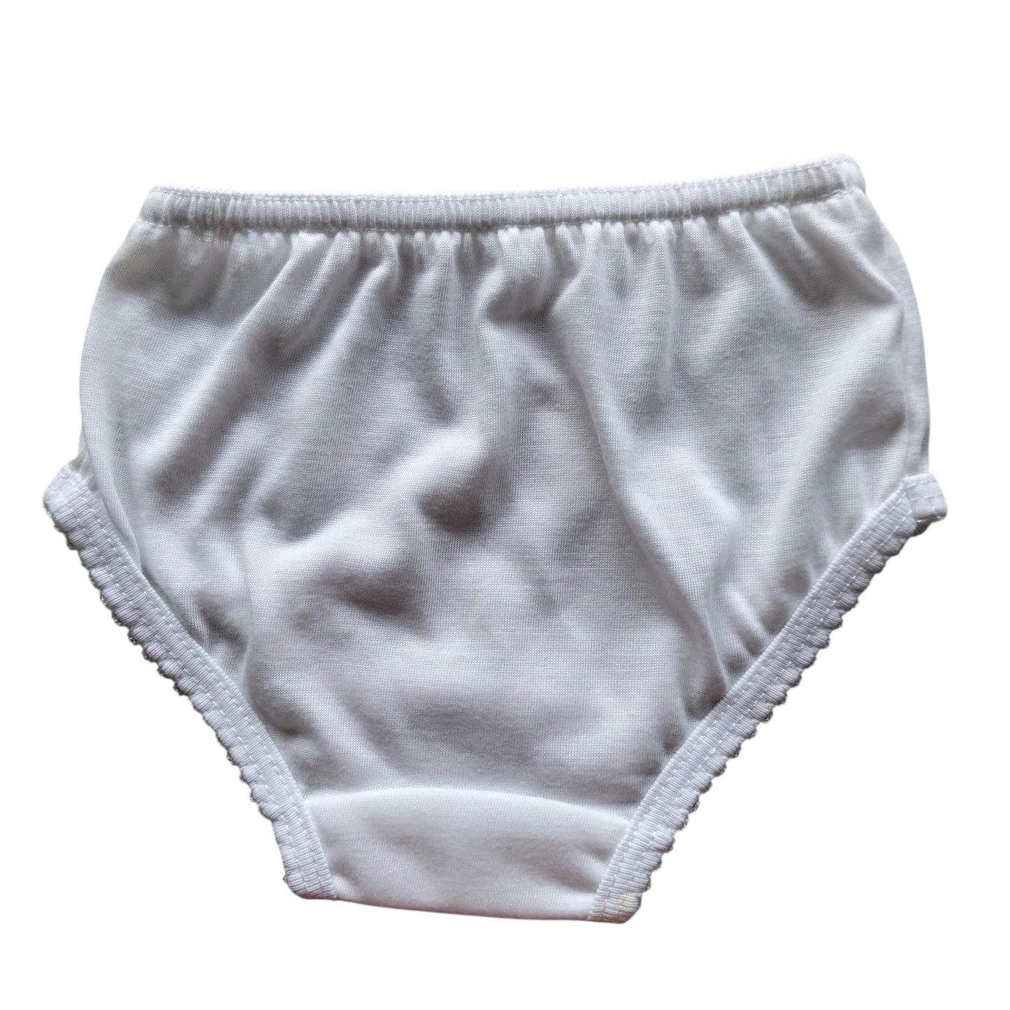 Minnies' & Mimi White Panty with Ribbon w/ Single Fagoting for (6m-12months) Available sizeS/M/L1pcs