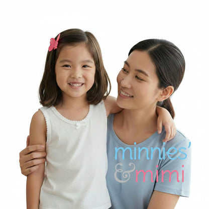 Minnies' & Mimi Single Knit Tank top Sando w/ Ribbon and Single Fagoting for Toddlers (6Mto 2Yrs Old) by 3Pcs avail.S/M/L