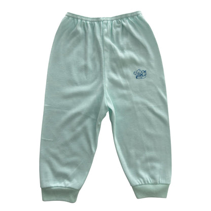 Minnies & Mimi Cotton Colored Pajama with Cuffs for Toddler 6 Months to 2 Years Available in Blue, Mint Green, Pink and Yellow