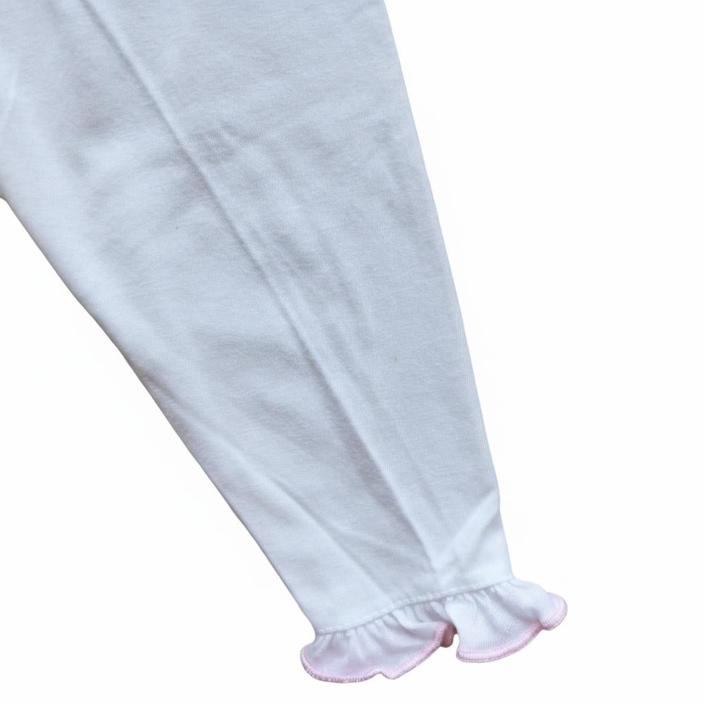 Minnies' & Mimi Cotton Pajama with Pink Ruffles for Newborn Infant Available in Small Medium Large Free Size