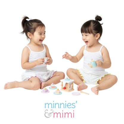 Minnies' & Mimi Cotton Boxer Panty with Lettuce For Toddlers 6 Months to 2 Years Old Available in Yellow or Pink Size Small Medium Large