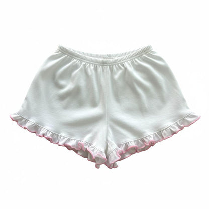 Minnies' & Mimi Cotton Shorts with Pink Ruffles for Toddlers 6 Months to 2 Years by 3pcs or by 1pc Available in Small Medium Large