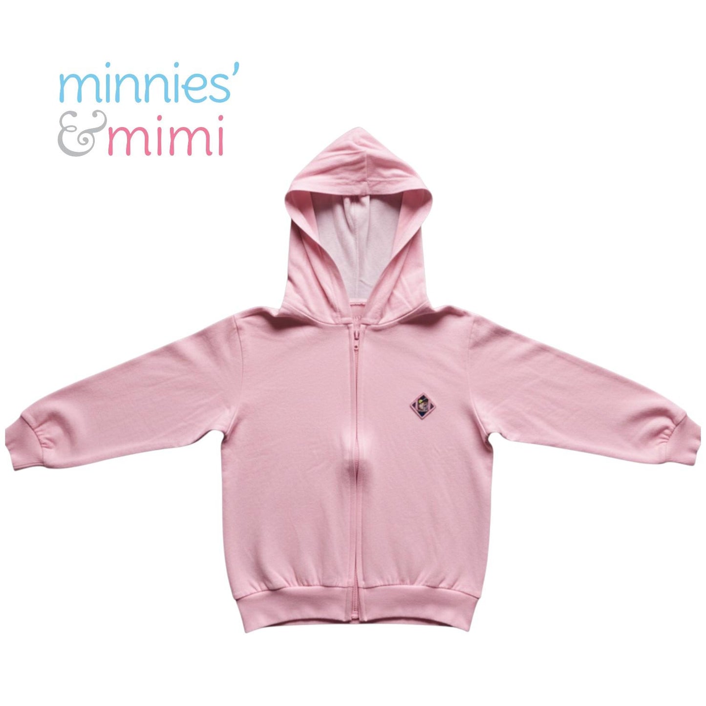 Minnies' & Mimi Cotton Jacket with Hoodie Avail. Blue, MG, Pink, WY, WB, WMG, WP and WY 1pcs  M,L