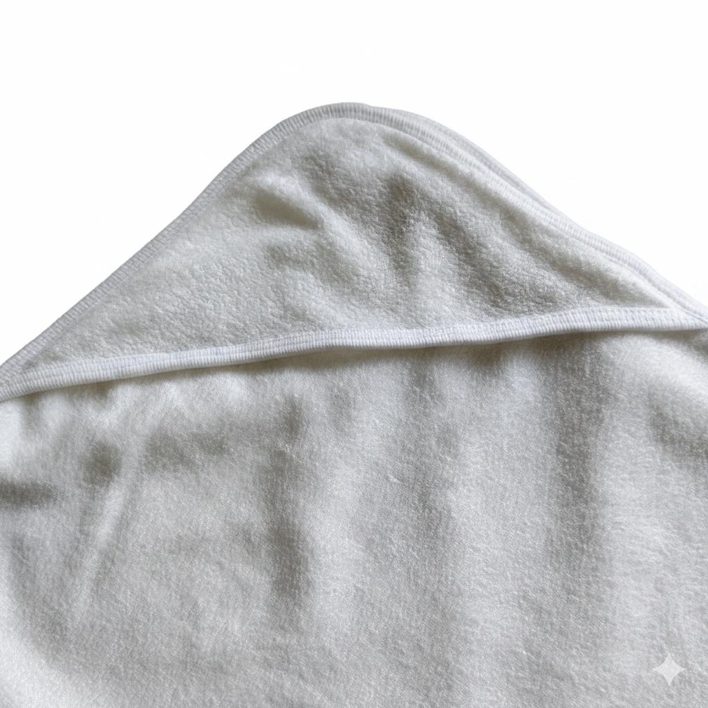 Minnies' & Mimi Cotton Bath Towel 27 Inches x 27 Inches White