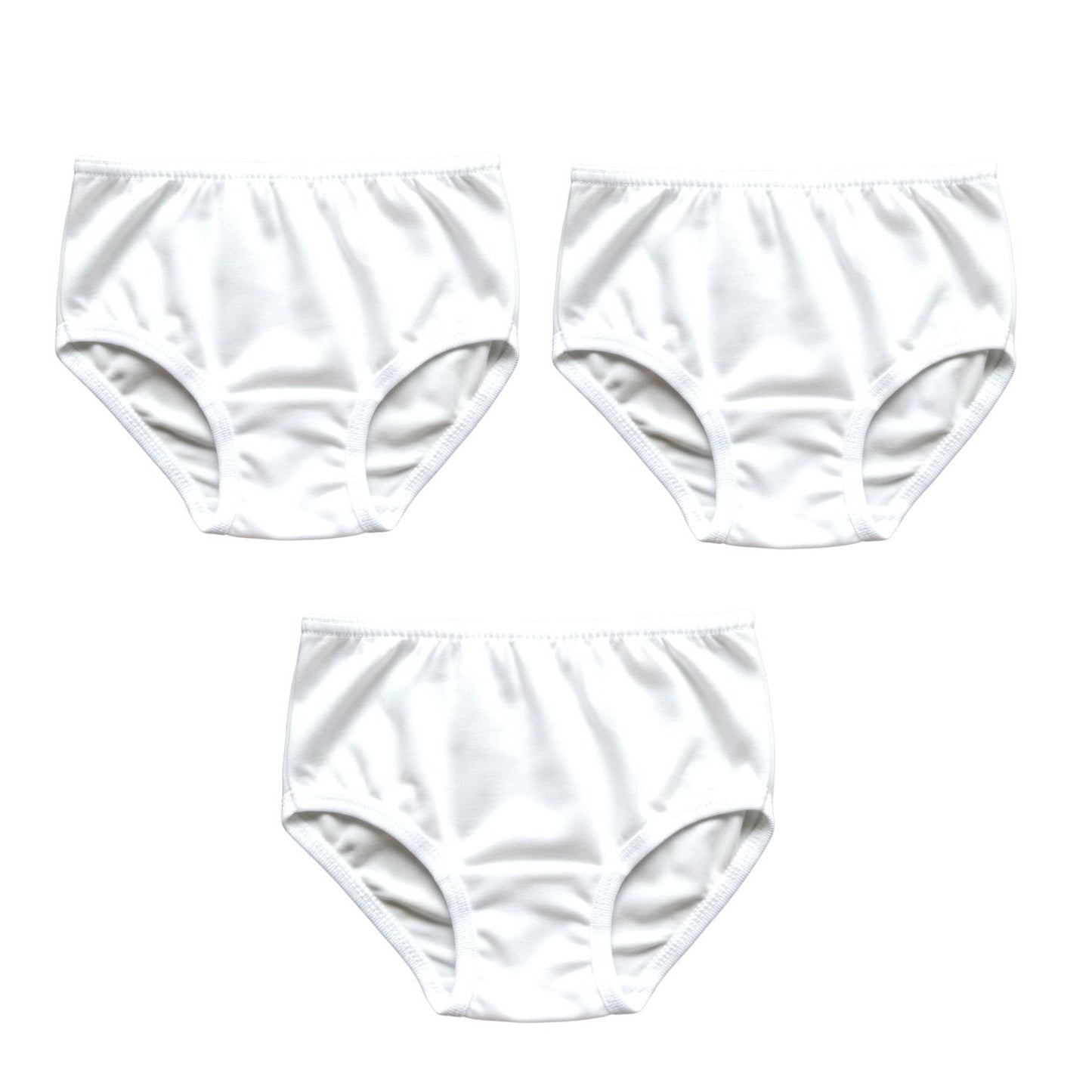 Minnies & Mimi Cotton White Panty For Toddlers 1-2 Years Old 3pcs Available in S,M,L