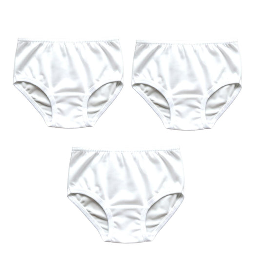 Minnies & Mimi Cotton White Panty For Toddlers 1-2 Years Old 3pcs Available in S,M,L