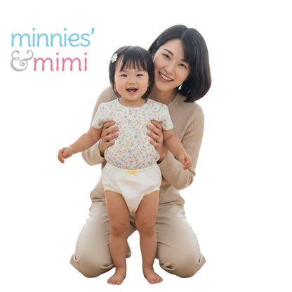 Minnies & Mimi White Panty w/ Single Fagoting Design with the Ribbon for (12M-3Y)Available Size S/M/L 3pcs per order