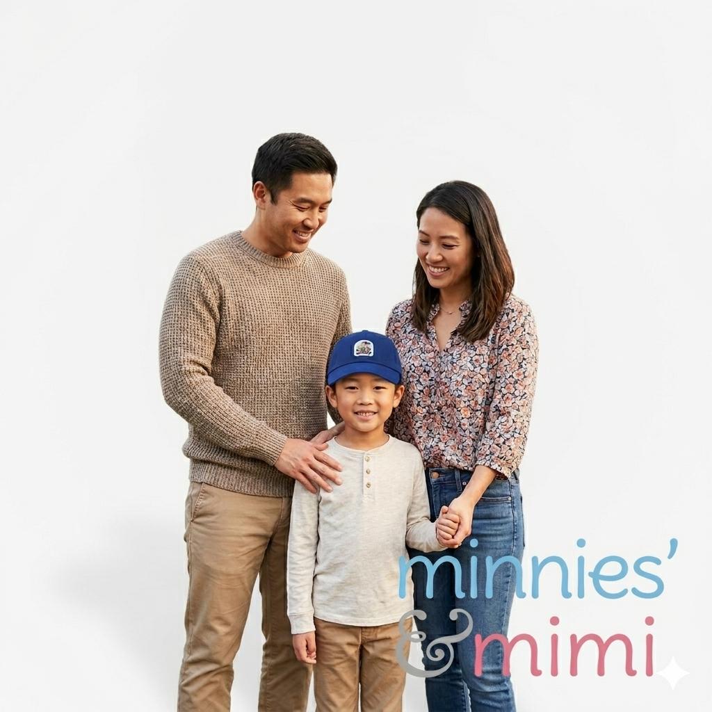 Minnies' & Mimi Base Ball Cap Denim Blue (FOR BABY AND KIDS)