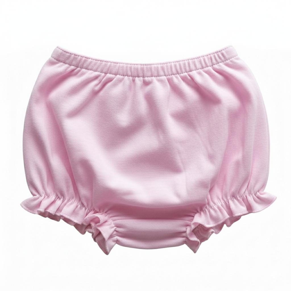 Minnies' & Mimi Lettuce Edge Baby Panty 0-24 Month Available color White Pink, White Yellow and Pink, Yellow Size S M L