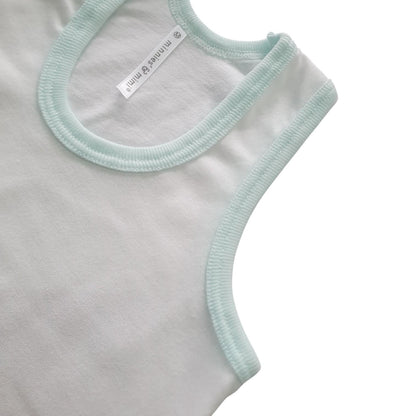 Minnies' & Mimi Cotton Sando for Toddler by 3pcs Available in White, Mint Green and Blue Sizes Small Medium Large