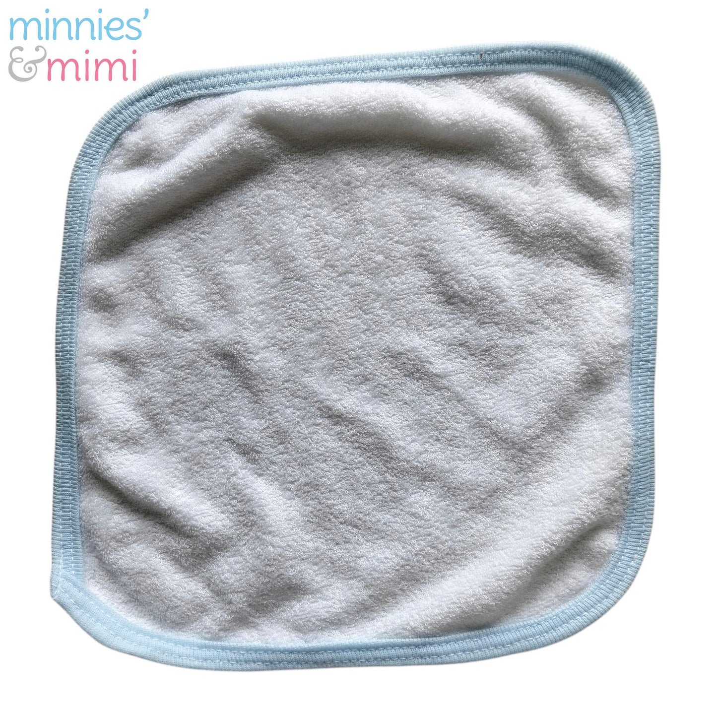 Minnies' & Mimi Cotton Towelette Face Towel for Newborns, Infants, Toddlers (0–6 Months) (6–12 Months)(1–3 Years) Available W,WP,WB 1pcs