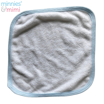 Minnies' & Mimi Cotton Towelette Face Towel for Newborns, Infants, Toddlers (0–6 Months) (6–12 Months)(1–3 Years) Available W,WP,WB 1pcs