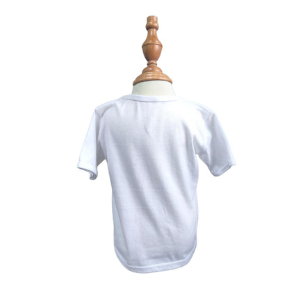 Minnies' & Mimi T-Shirt Button Short Sleeves For New Born Infant 1Pcs Color White Available in Medium and Large