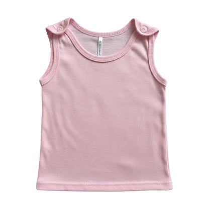 Minnies' & Mimi Sando Sabrina Cut Button Top for New Born Infant 1 Pc Available in White, Green, Blue And Yellow Sizes Small Medium Large