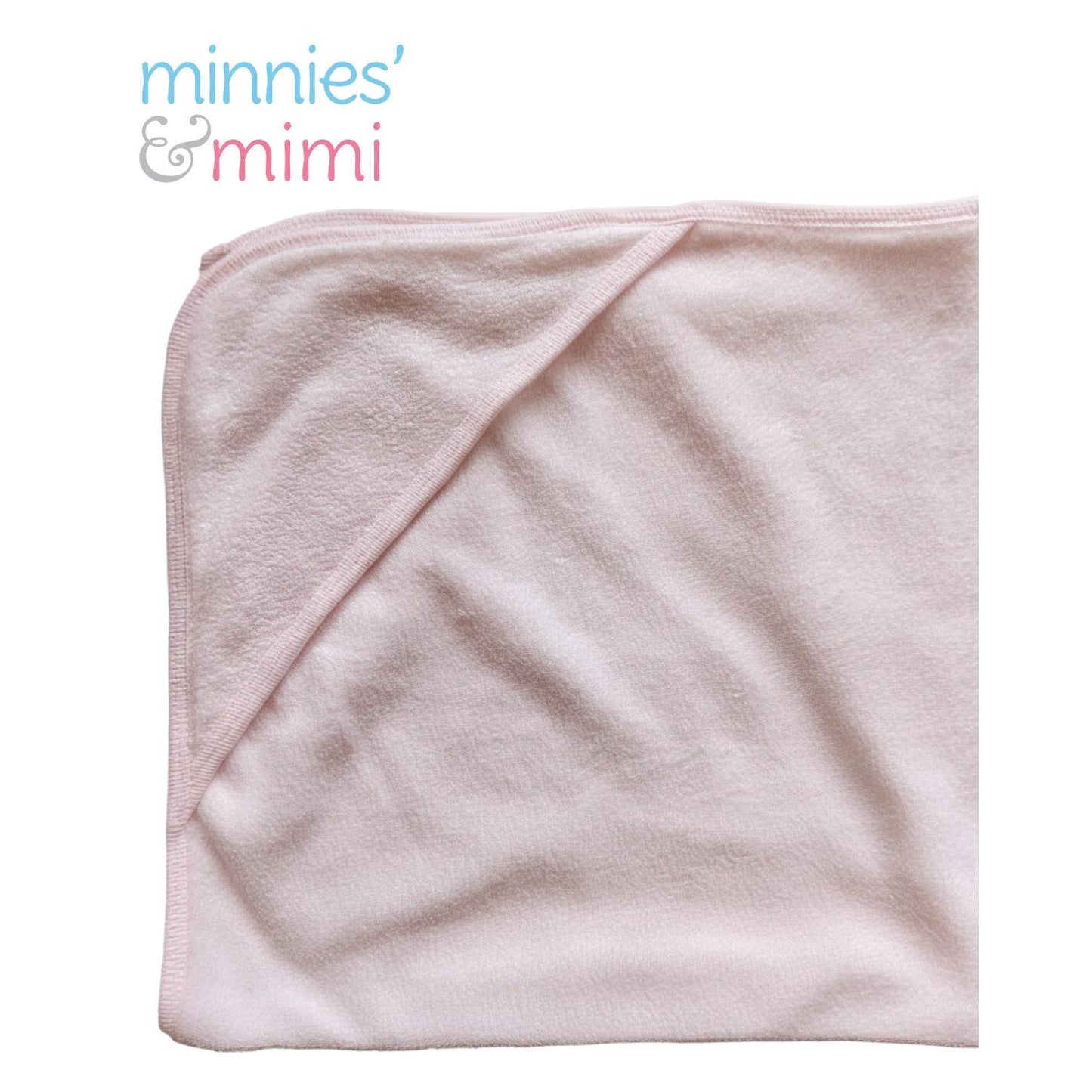 Minnies' & Mimi Cotton Bath Towel 27 Inches x 27 Inches White