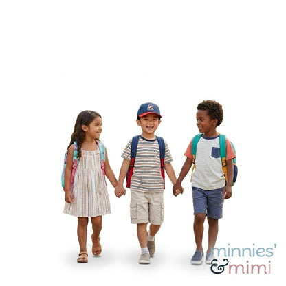 Minnies' & Mimi Base Ball Cap Denim Red (FOR BABY AND KIDS)