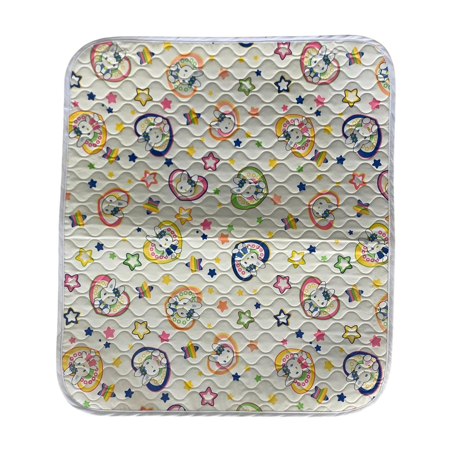 Plastic Changing Mats for New Born Infants Available in Blue, Pink or White Colors 45mm x 70mm Approx