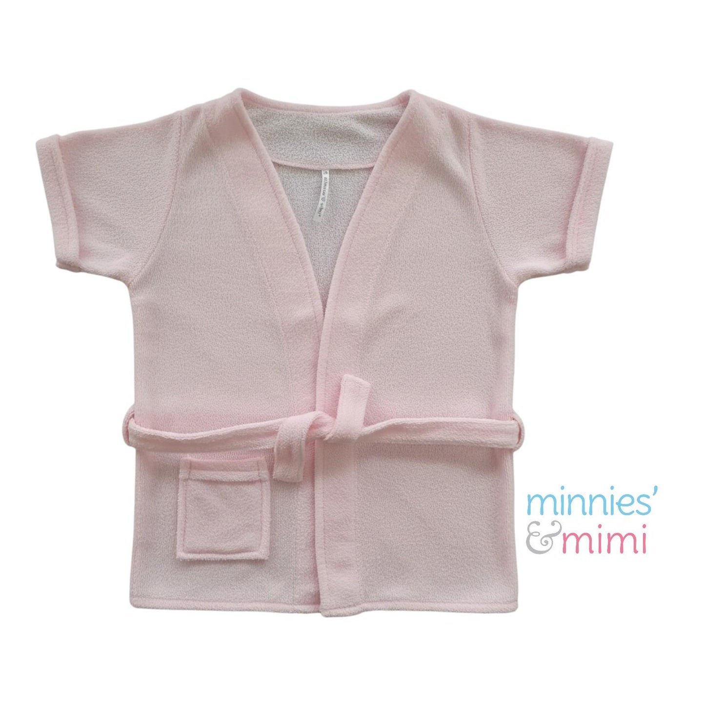 Minnies' & Mimi Cotton Bathrobe for Toddlers for 6 Months to 2 Years Available in Medium and Large Super Absorbent Warm