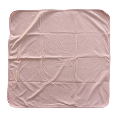 Minnies' & Mimi Cotton Receiving Blanket 27 inches x 27 Inches 68.58cm by 68.58cm for New Born Infant 0-6 Months Available in White, Pink, Blue, Yellow and Mint Green Colors