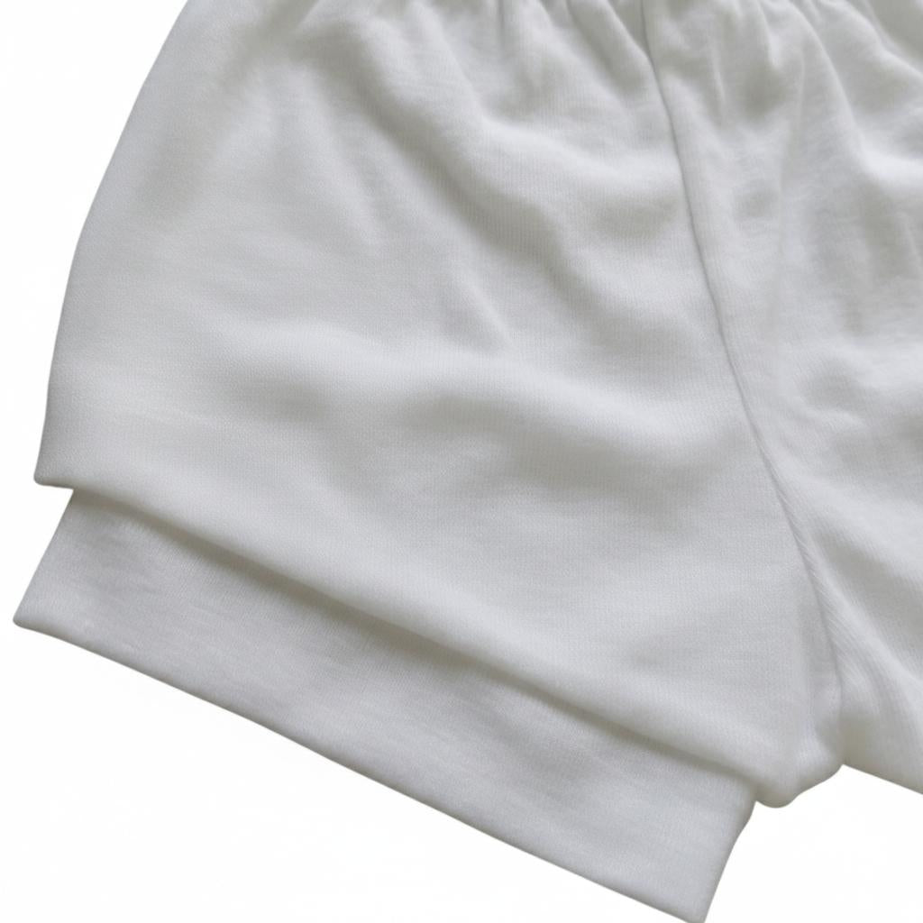 Minnies' & Mimi Stretchable Cotton Shorts with White Cuffs for toddlers 3 months to 24 months (2 years) by 3pcs Available S,M,L