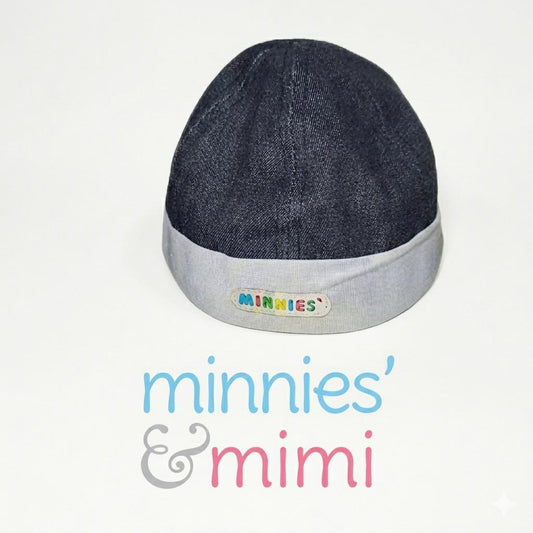 Minnies' & Mimi Toddler Infant Bonnet Dark Denim Outdoor Green,Blue,Yellow,White (FOR BABY AND KIDS)