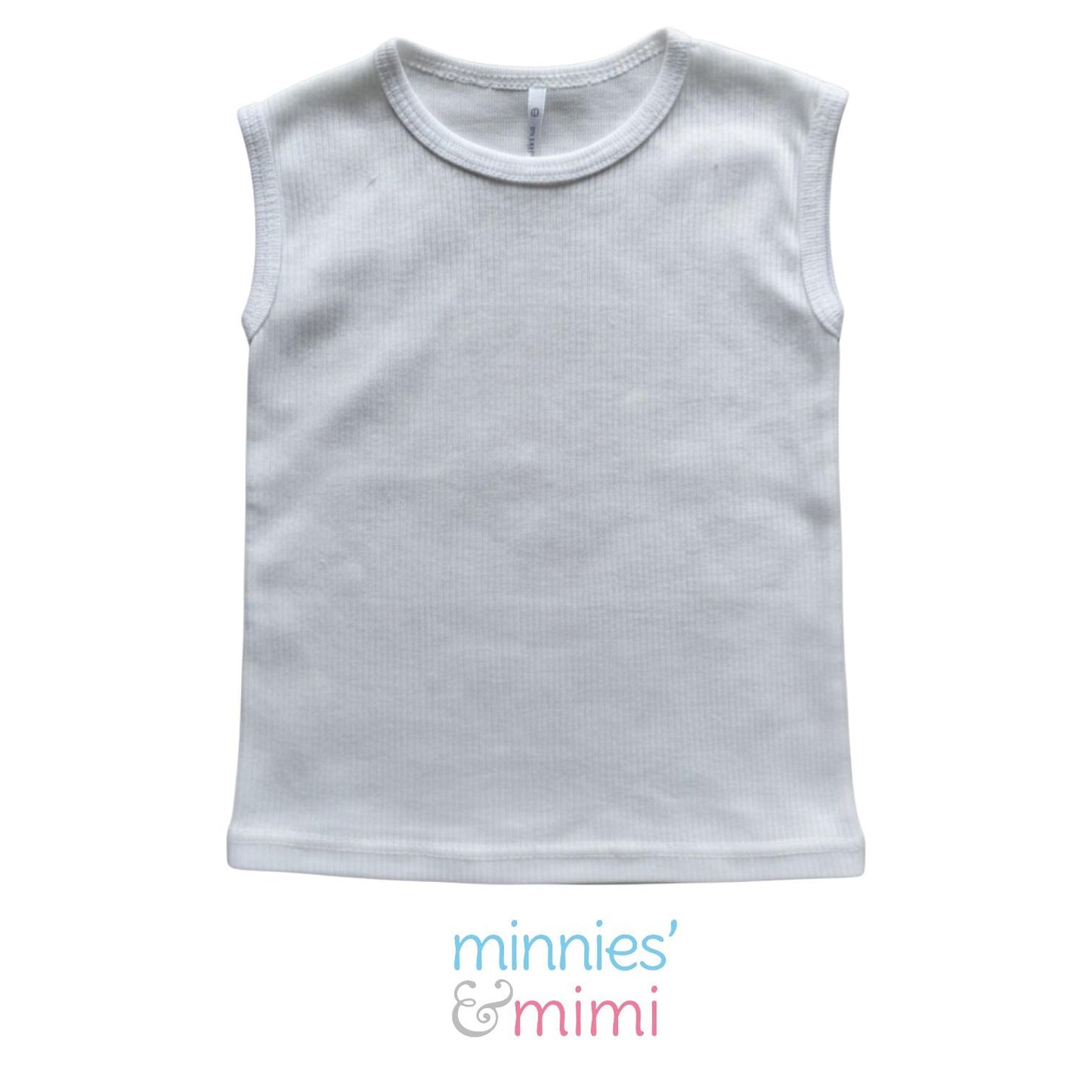 Minnies' & Mimi stretchable baby Muscle Shirt for Toddlers 6-24 Months 3Pcs Available in Small Medium Large