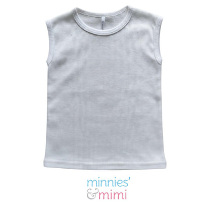 Minnies' & Mimi stretchable baby Muscle Shirt for Toddlers 6-24 Months 3Pcs Available in Small Medium Large