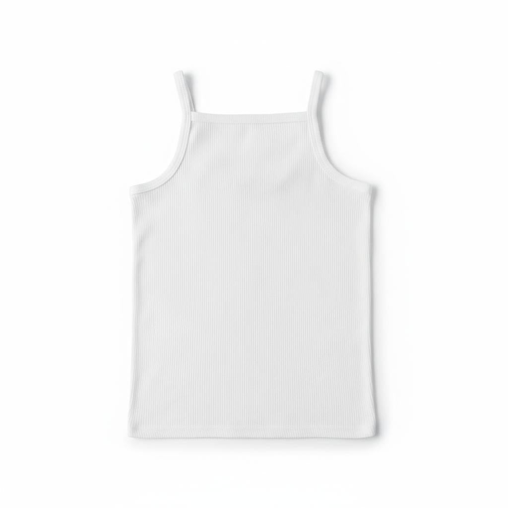 Minnies' & Mimi Stretchable Spaghetti Strap Sando for 1-2 Years Old 3Pcs Available in White or White Pink Size L or XL