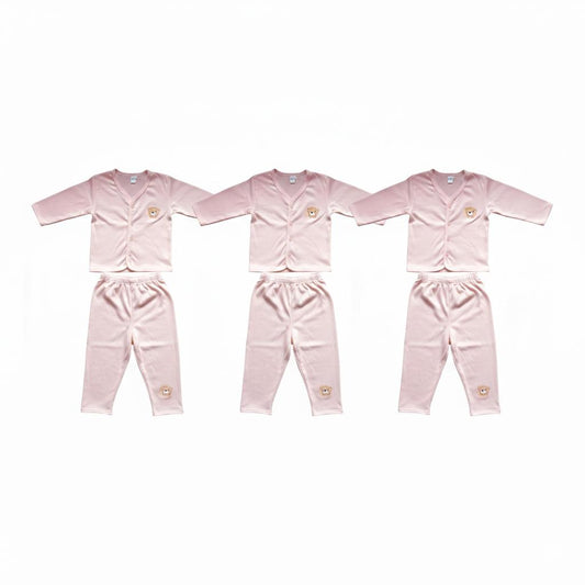 Minnies' & MimiPolo w/ Pajama set, and Polo PJ set w/ Colored pipingfor(1yr-2yrs old) Size M/L 3 set