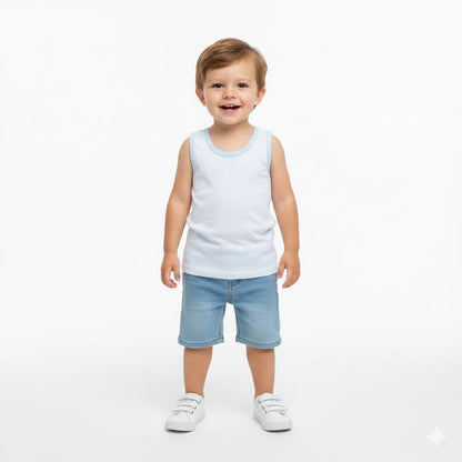 Minnies' & Mimi stretchable Sando Tank Top with BP or WP for Toddlers 1-2 Yrs old 1pcs Available L and XL,2XL