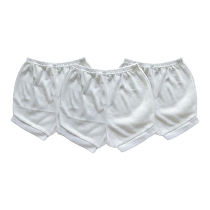 Minnies' & Mimi Stretchable Cotton Shorts with White Cuffs for toddlers 3 months to 24 months (2 years) by 3pcs Available S,M,L
