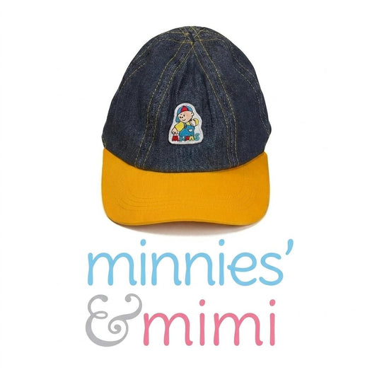 Minnies' & Mimi  Base Ball Cap with Plastic Strap Yellow (FOR BABY AND KIDS) 1pcs