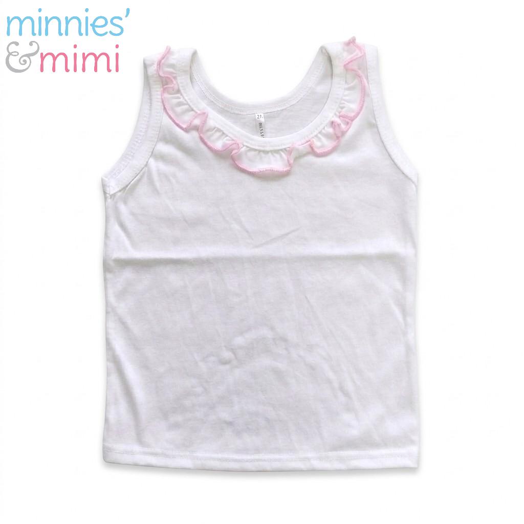 Minnies' & Mimi Cotton Sando/Short Raffles Design 3 SET for (6m-12m old) Available WP Size S,M,L