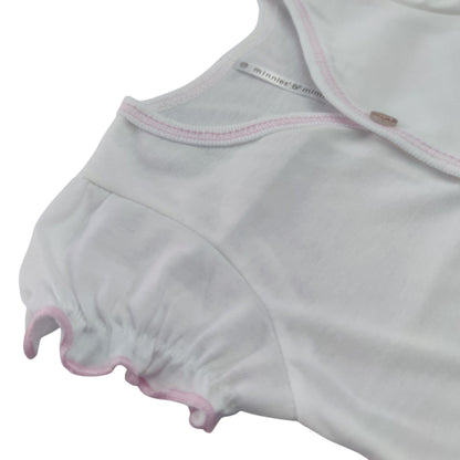 Minnies' & Mimi Front Button Down Short Sleeves for New Born Infant 0-3 Months 1pc Available in Pink and Yellow Sizes Small Medium and Large