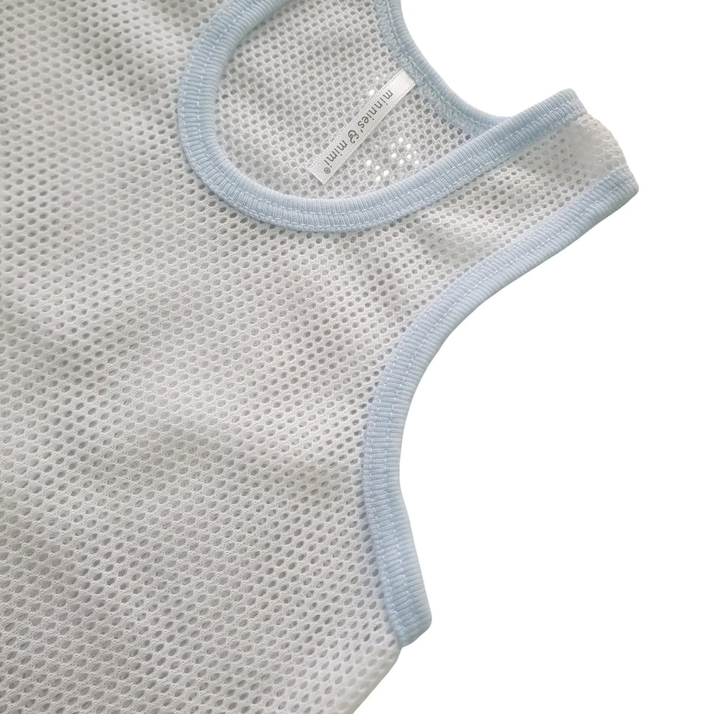 Minnies' & Mimi Aircool Tank Top Sando for Toddler 3pcs Available in White and Blue Sizes Medium Large XL,2XL,3XL,FS