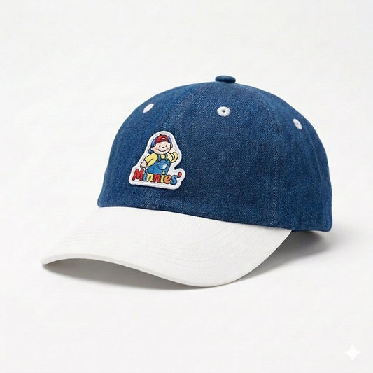 Minnies' & Mimi Base Ball Cap Denim White  (FOR BABY AND KIDS)