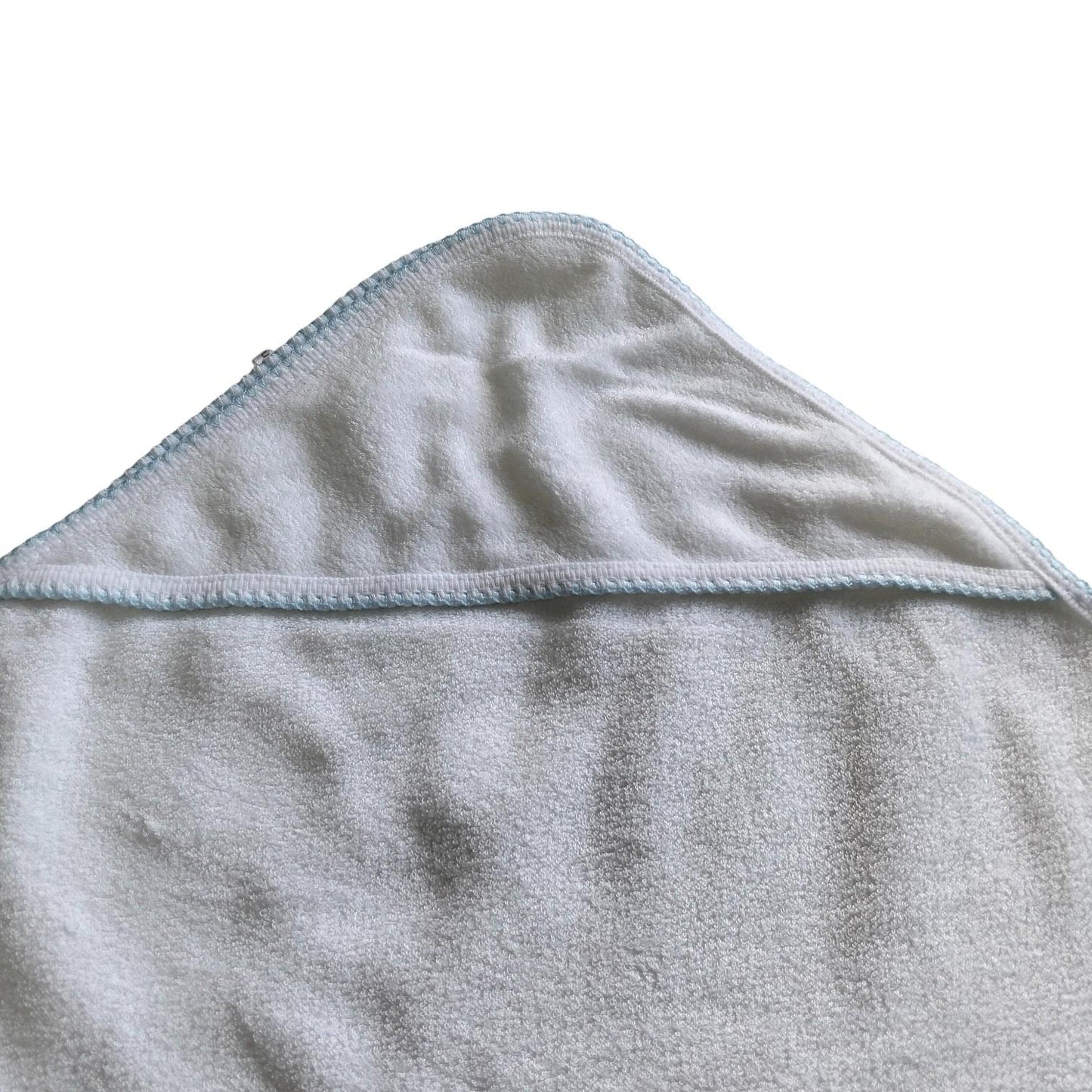 Minnies' & Mimi Cotton Bath Towel with Scallop 27 Inches x 27 Inches Available in Pink or Blue