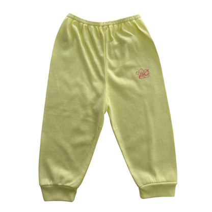 Minnies & Mimi Cotton Colored Pajama with Cuffs for Toddler 6 Months to 2 Years Available in Blue, Mint Green, Pink and Yellow