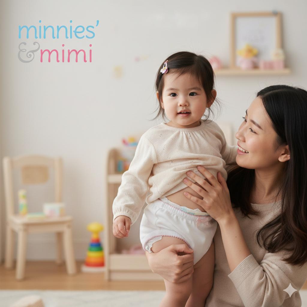 Minnies & Mimi White Panty w/ Single Fagoting Design With Ribbon for (12M-3Y)Available Size S/M/L 1pcs per order