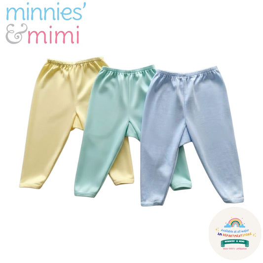 Minnies' & Mimi Cotton Newborn Pajama Modern Fabric Technology Unisex for 3pcs Available in 3 Colors B, MG, Y and Free Size