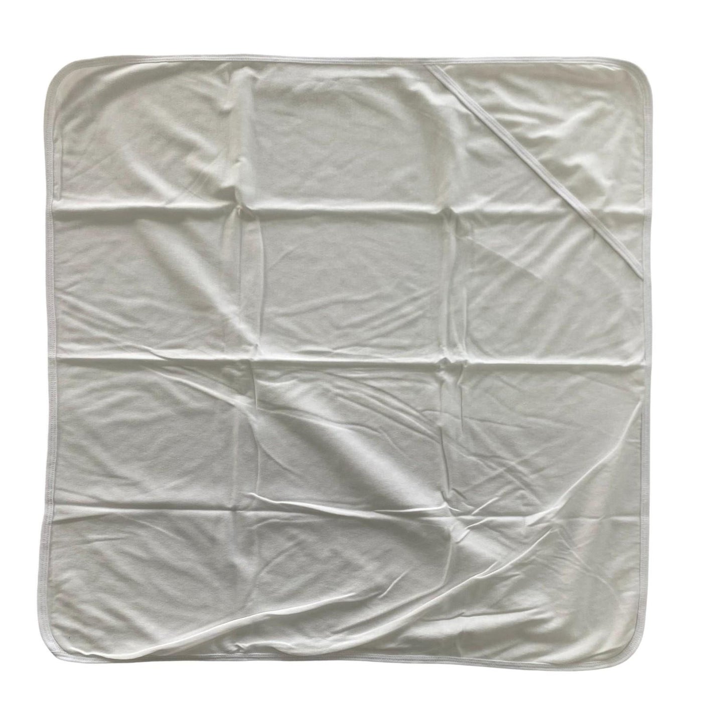 Minnies' & Mimi Cotton Receiving Blanket 27 inches x 27 Inches 68.58cm by 68.58cm for New Born Infant 0-6 Months Available in White, Pink, Blue, Yellow and Mint Green Colors