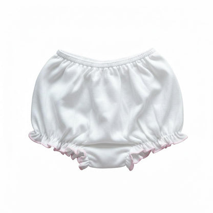 Minnies' & Mimi Lettuce Edge Baby Panty 0-24 Month Available color White Pink, White Yellow and Pink, Yellow Size S M L