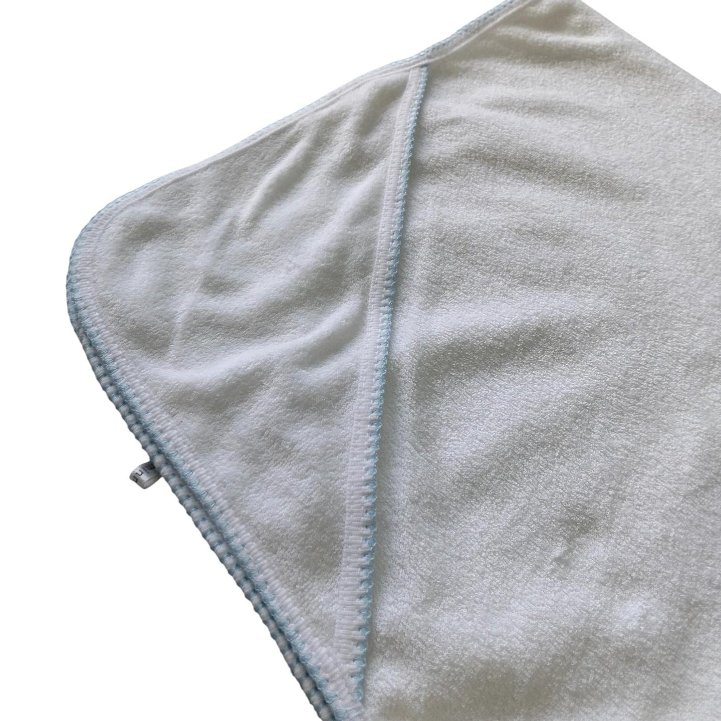 Minnies' & Mimi Cotton Bath Towel with Scallop 27 Inches x 27 Inches Available in Pink or Blue